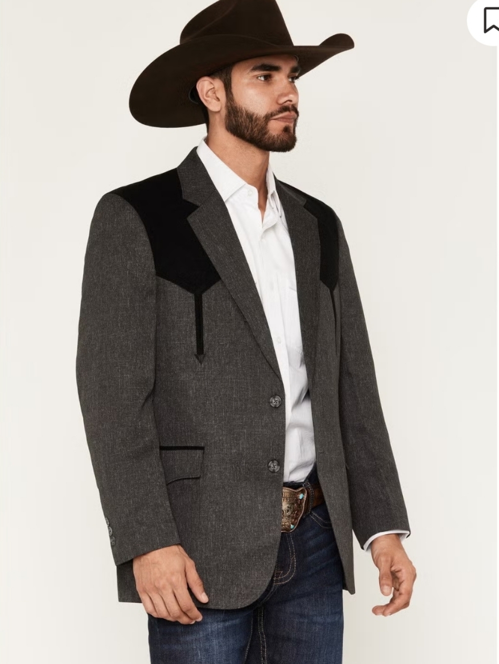 NWT Circle S Men's Swedish Knit Boise Sport Coat Size 54R Charcoal Western Wear
